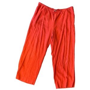A New Day Red Linen Pants